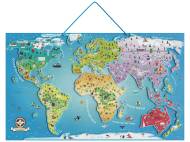 Carte du monde ou d'Europe magnétique