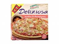 3 pizzas jambon-champignons , prezzo 3.49 € per 3 x 340 g, ...