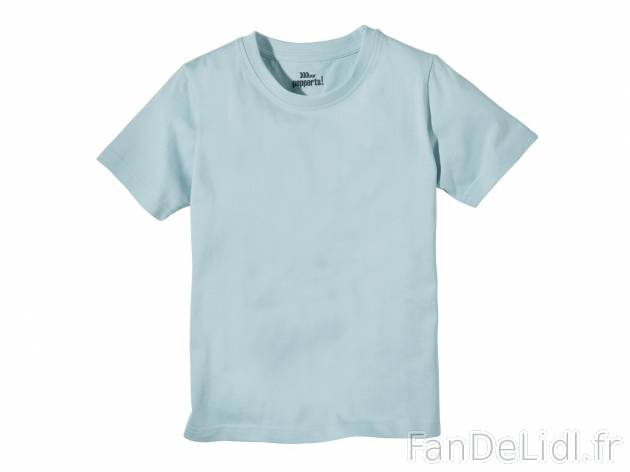 T-shirt garçon , prezzo 1.99 € per L&apos;unité au choix 
- Ex. : 85 % ...