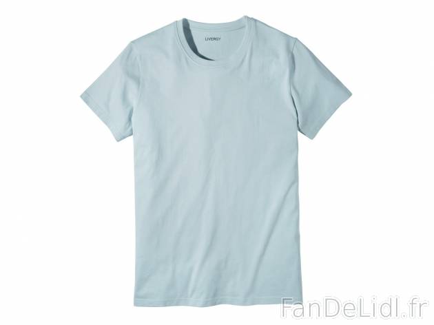 T-shirt homme , prezzo 2.99 € per L&apos;unité au choix 
- Ex. : 85 % coton ...