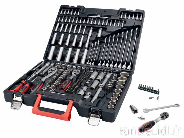 Mallette à outils , prezzo 74.99 € per L&apos;unité 
- Outils en acier ...