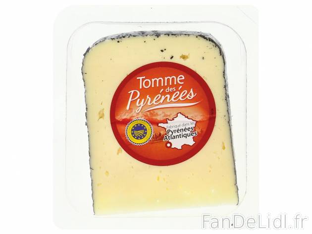 Tomme noire des Pyrénées IGP1 , prezzo 1.59 € per 200 g 
-  Lait de vache