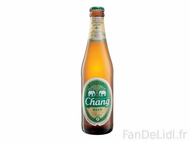 Bière Chang1 , prezzo 0.99 € per 32 cl 
-  5 % Vol.