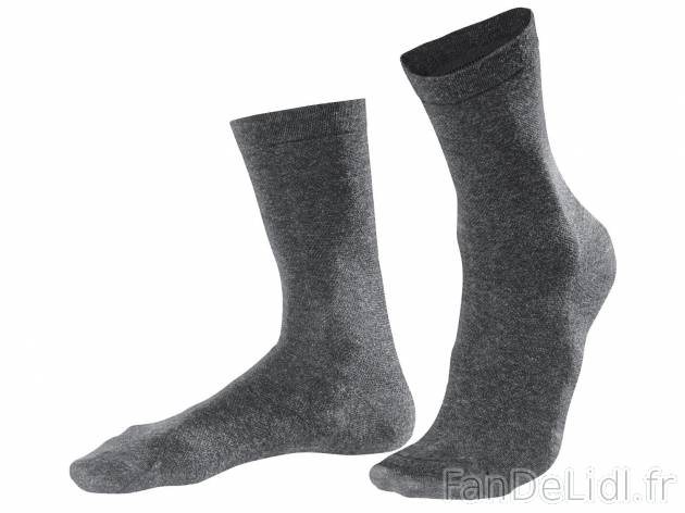 2 paires de chaussettes , prezzo 2.99 € per Le lot au choix 
- Ex. : 68 % coton, ...