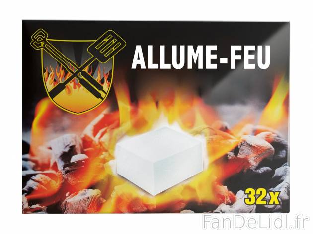 32 cubes allume-feu1 , prezzo 0.79 &#8364; per 32 cubes 
- Id&eacute;al ...