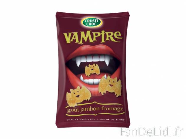 Snacks vampire , prezzo 0.79 € per 125 g au choix, 1 kg = 6,32 € EUR. 
- Au ...