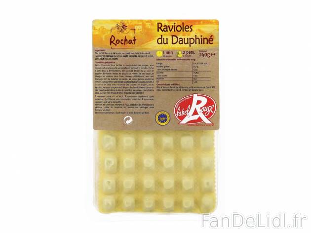 Ravioles du Dauphiné Label rouge IGP1 , prezzo 1.99 € per 240 g 
    