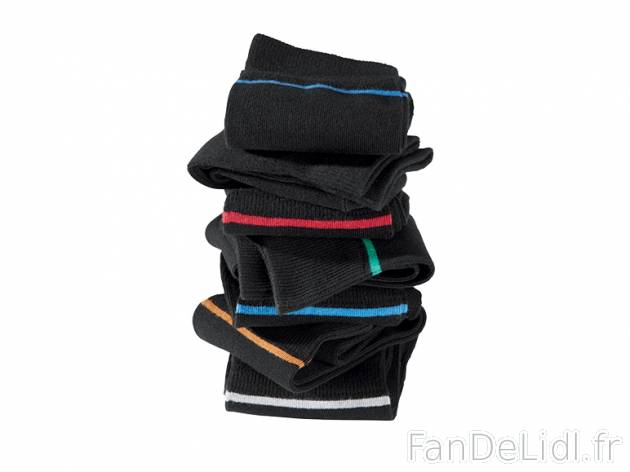 7 paires de chaussettes homme , prezzo 5.99 € per Le lot 
- Ex. : 81 % coton, ...