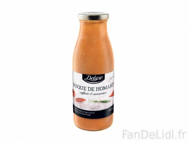 Bisque de homard , prezzo 1.99 € per 490 g, 1 kg = 4,06 € EUR.