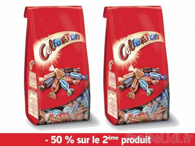 Celebrations assortiment de chocolats , prezzo 5.23 € per Soit le lot de 2 x 200 ...