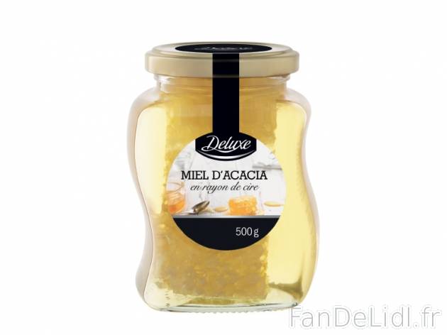Miel d’acacia en rayon de cire , prezzo 5.69 € per 500 g, 1 kg = 11,38 € EUR. ...