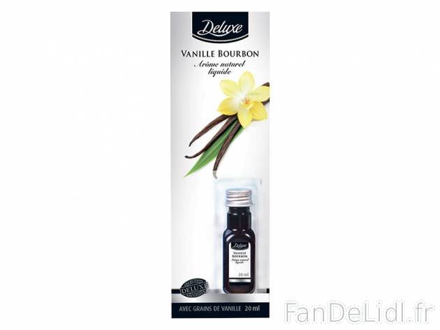 Vanille Bourbon arôme naturel liquide , prezzo 1.19 € per 20 ml, 1 L = 59,50 € EUR.