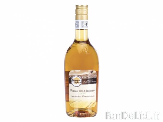 Pineau des Charentes blanc AOC , prezzo 6.99 € 
- Température optimale de dégustation ...