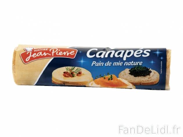 Toasts ronds au froment , prezzo 0.85 € per 250 g, 1 kg = 3,40 € EUR.