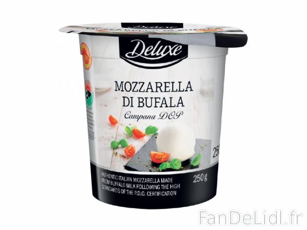 Mozzarella di Bufala DOP , prezzo 2.99 € per 250 g (PNE), 1 kg = 11,96 € EUR.