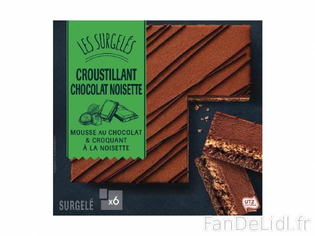Croustillant chocolat noisette , prezzo 5.49 € per 400 g, 1 kg = 13,73 € EUR.
