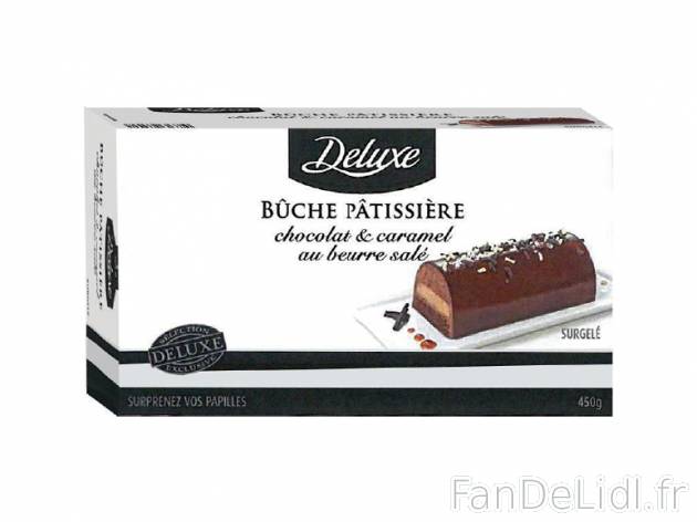 Bûche pâtissière chocolat et caramel au beurre salé , prezzo 5.99 € per 450 ...