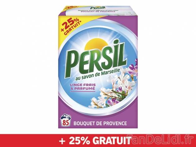 Persil bouquet de Provence , prezzo 13.49 € per Le pack de 5,95 kg, 1 kg = 2,27 ...