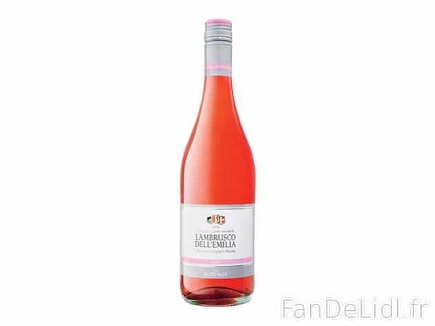 Lambrusco Dell’Emilia rosé Villa Bonaga IGP , prezzo 1.99 € per 75 cl, 1 L ...