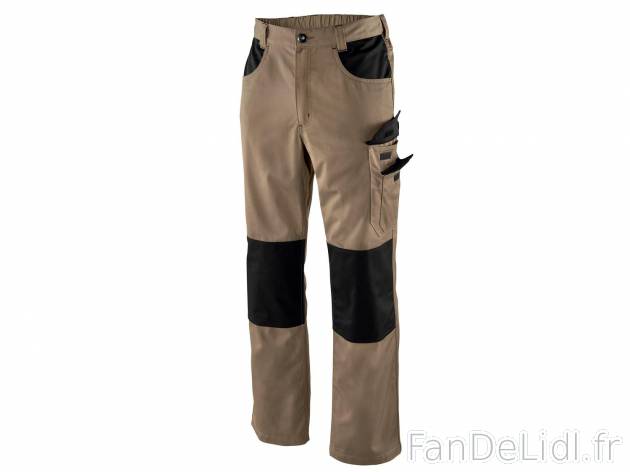 Pantalon de travail , prezzo 12.99 € per L&apos;unité 
- Ex. : 65 % polyester ...
