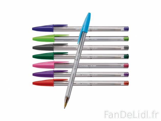 8 stylos-bille , prezzo 1.79 € per Le lot 
-  Pointe d’env. 1,6 mm de diamètre