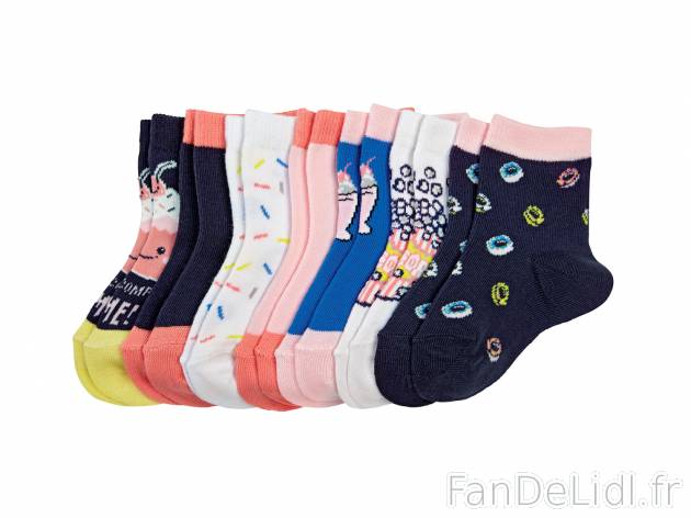 7 paires de chaussettes , prezzo 3.99 € per Le lot au choix 
- Ex. 82 % coton, ...