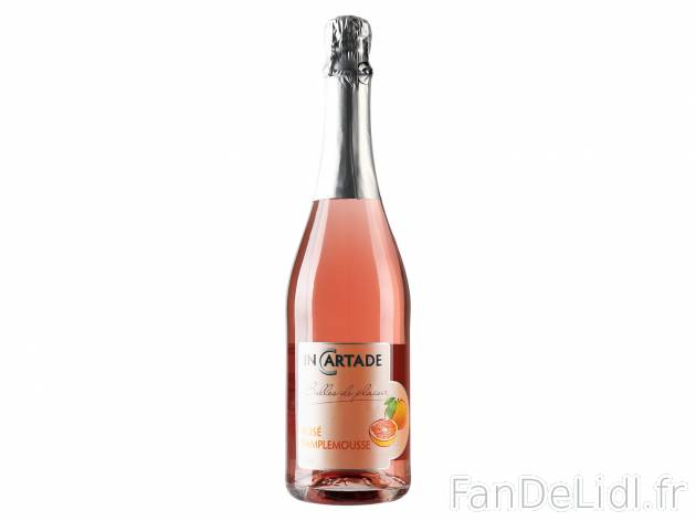 Rosé pamplemousse effervescent1 , prezzo 2.49 € per 75 cl 
- 6,5 % Vol.
- Cocktail ...