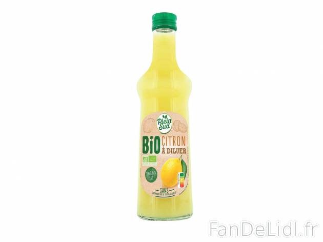 Concentré de citron Bio , le prix 1.89 &#8364; 

Caractéristiques

- AB agriculture ...
