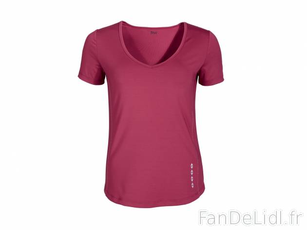 T-shirt technique femme , prix 4.49 € per L&apos;unité au choix 
- Ex. : ...
