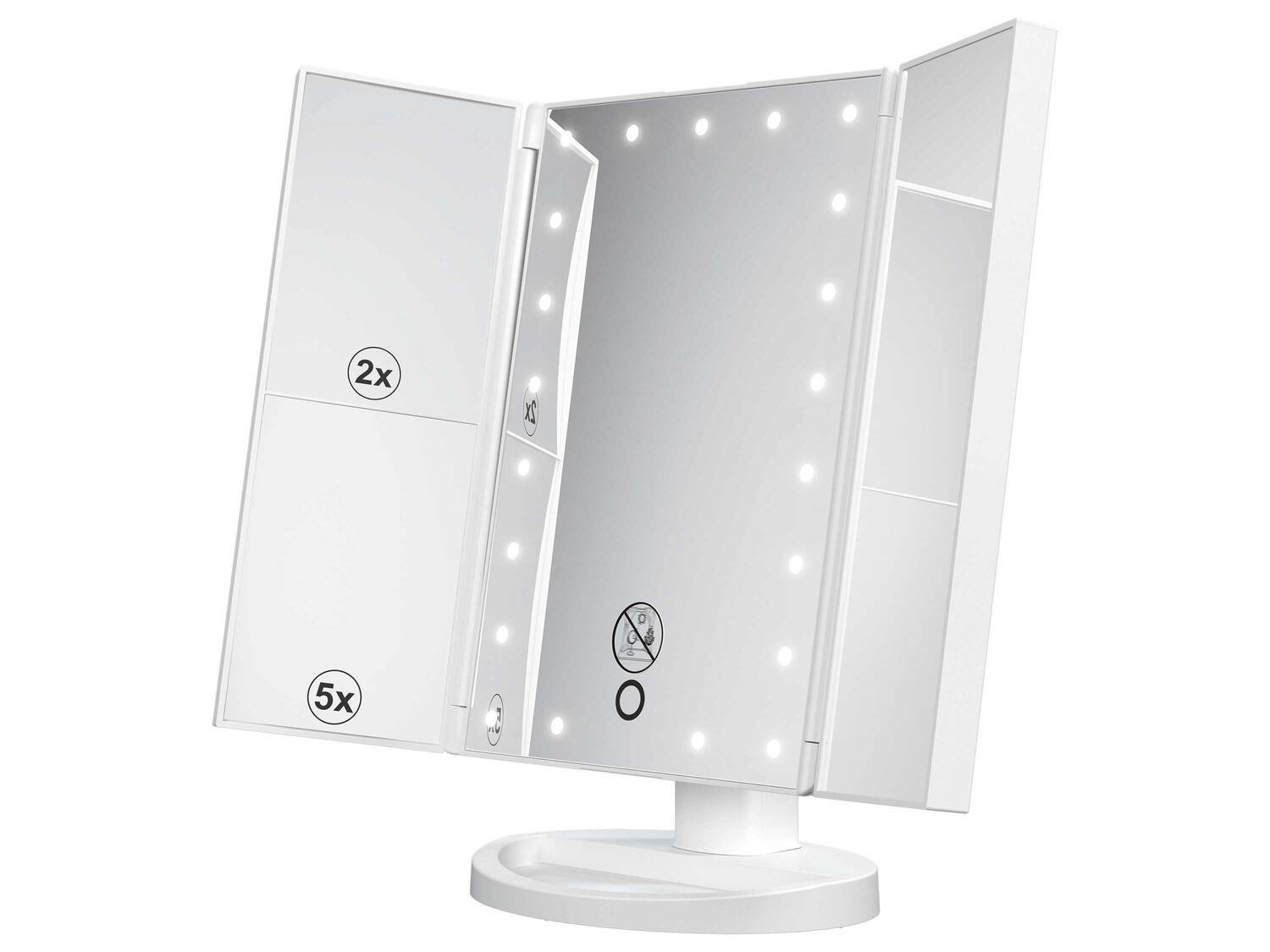 Miroir cosmétique LED , le prix 10.99 € 
- Miroir inclinable à 70°
- Vue ...
