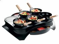 6 mini-woks raclette