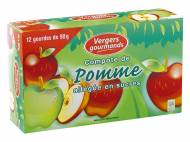 12 compotes de pomme