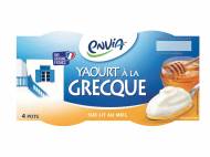 4 yaourts à la grecque sur lit de miel , le prix 1.69 € 
- ...