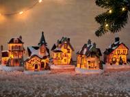 Village de Noël lumineux