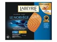 Labeyrie saumon fumé Le Norvège , le prix 9.49 € 
- 8 tranches ...