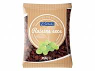 Raisins secs , prezzo 0.99 € per 250 g, 1 kg = 3,96 € EUR. ...