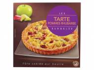 Tarte pommes-rhubarbe