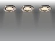 Spots encastrables à LED , le prix 12.99 € 
- Anneau métallique ...