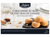 12 macarons au bloc de foie gras de canard , le prix 4.29 &#8364; ...