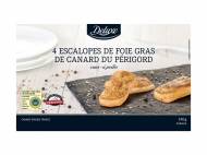 4 escalopes de foie gras de canard du Périgord IGP chez