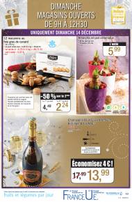 Pour fêter avec la famille: foie gras, champagne et fleurs