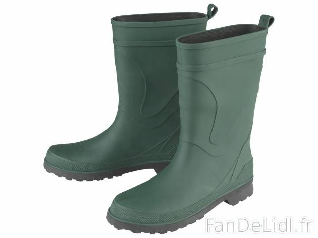 Bottes de pluie , prezzo 13.99 EUR 
Bottes de pluie 
- Au choix :
- Homme : du ...