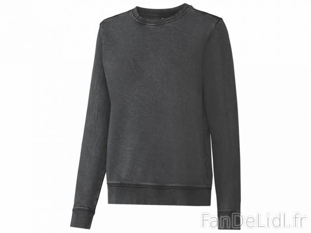 Sweat , prezzo 9.99 EUR 
Sweat 
- Du S au L selon modèle.
- Ex. 80 % coton et ...