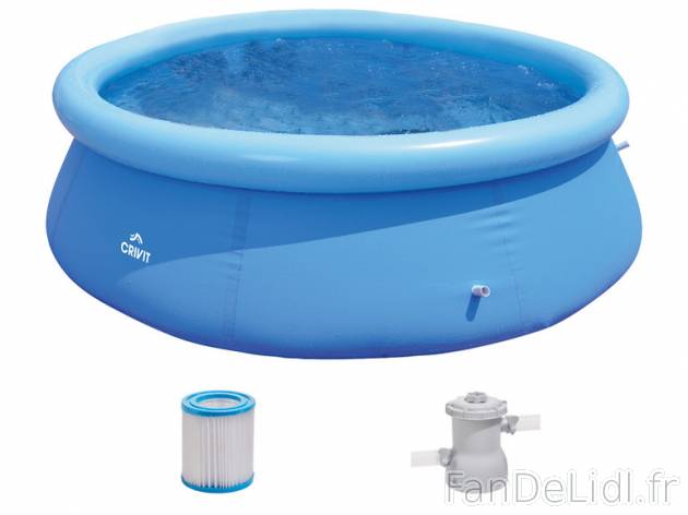 CRIVIT Piscine Quick-up avec pompe de Crivit, prezzo 64.99 EUR