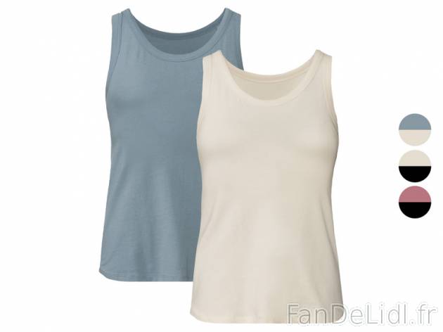 esmara® Lot de 2 débardeurs femme Esmara    , prezzo 5.99 EUR