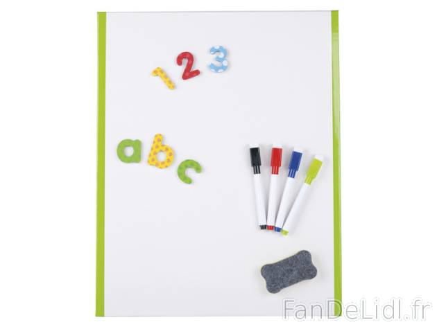 UNITED OFFICE® Tableau blanc pour enfant, United office    , prezzo 9.99 EUR