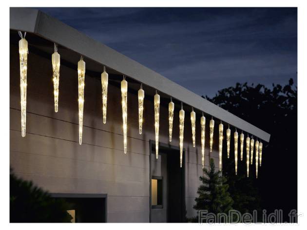 LIVARNO home Guirlande lumineuse stalactites Livarno home, prezzo 19.99 EUR
