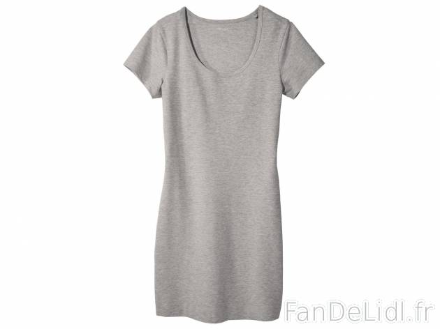 T-shirt long femme , prezzo 4.99 € per L&apos;unité au choix 
- Ex. 95 % ...