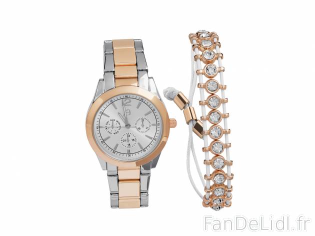 Parure montre et bracelet , prezzo 11.99 € per Le set au choix 
- Montre à quartz ...