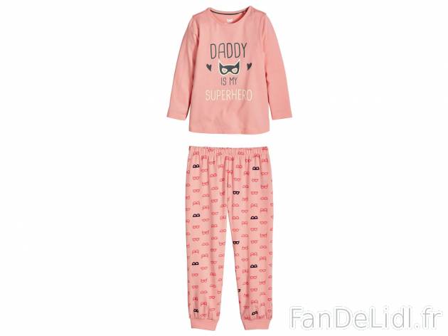 Pyjama phosphorescent , prezzo 5.99 &#8364; per L&apos;ensemble au choix ...